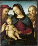 Raffaello, Madonna Borghese, circa 1502, tempera su tavola, Berlino, Staatliche Museen, Gemäldegalerie