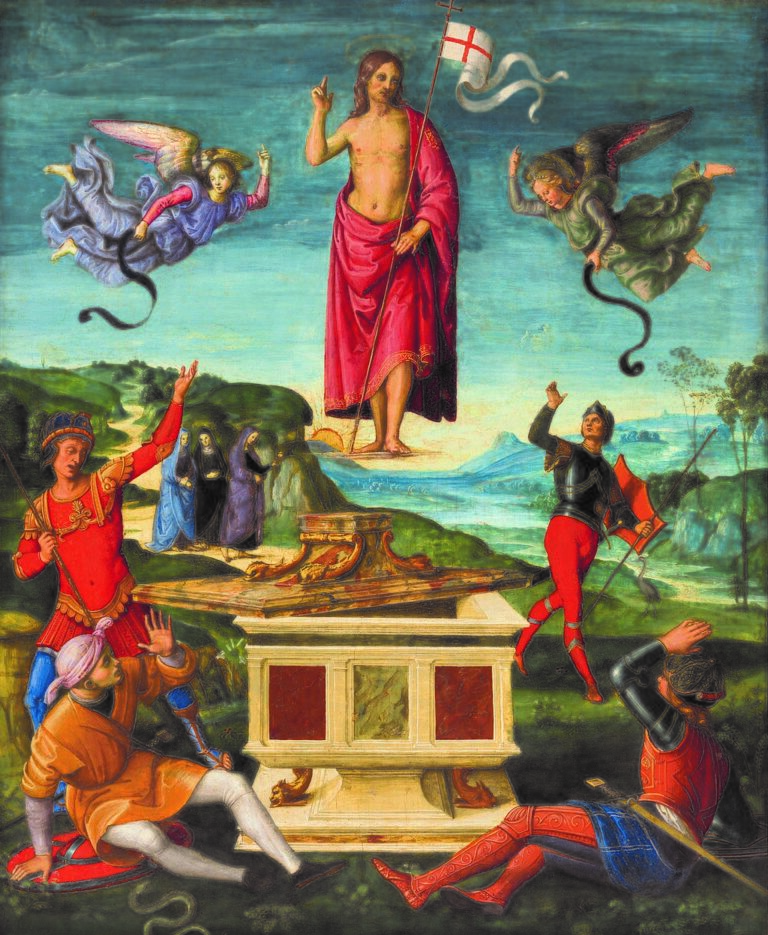 Raffaello (attr), Resurrezione di Cristo