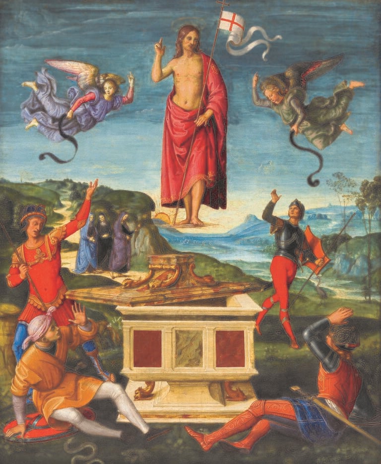 Raffaello (attr), Resurrezione di Cristo