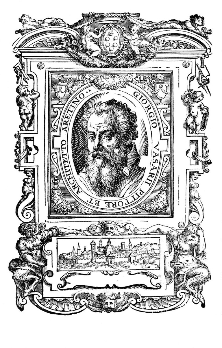 Ritratto di Giorgio Vasari tratto dall'edizione giuntina delle Vite
