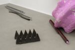 Robertas Narkus, The board, 2023, installation view at eastcontemporary, Milan, 2023. Photo Tiziano Ercoli