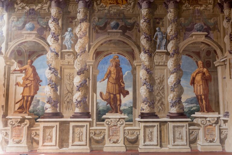 Sala del Trono di Palazzo Vecchio. Palazzo Visconti, Brignano Gera d'Adda