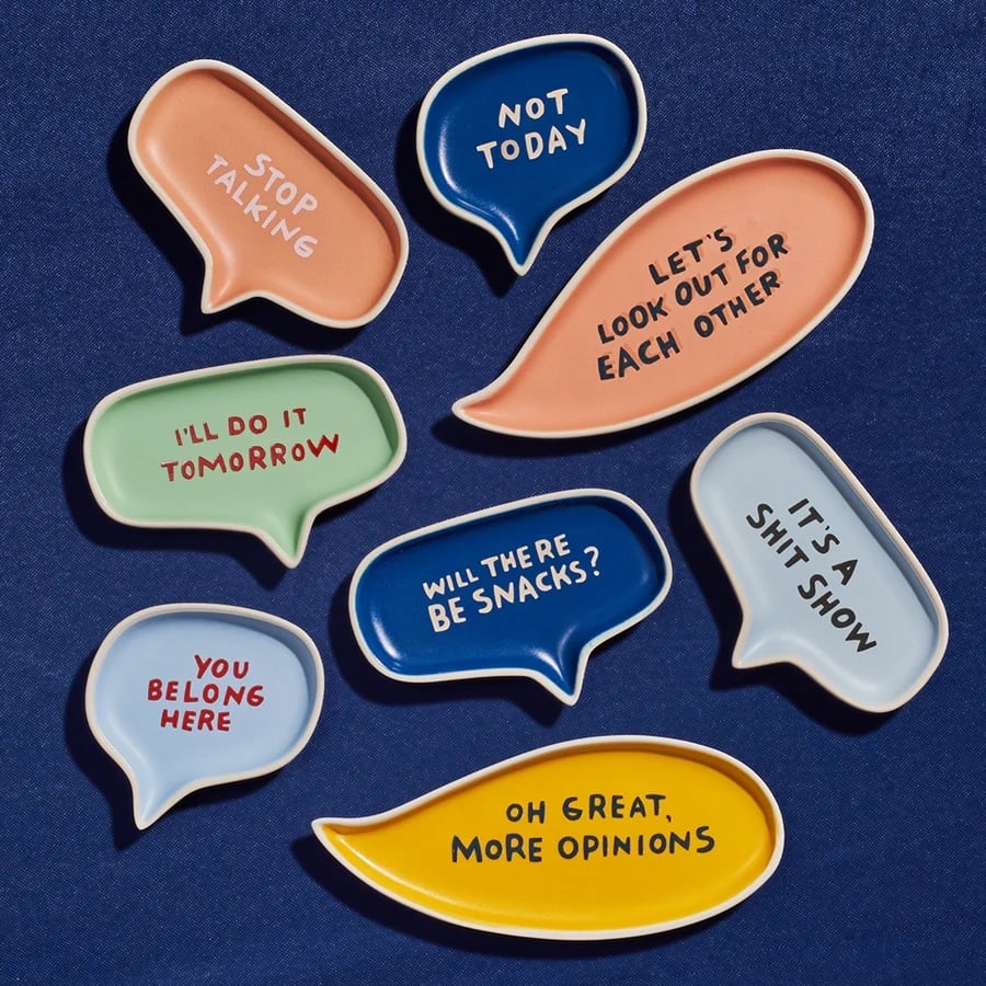 Speech Bubble Mini Dishes