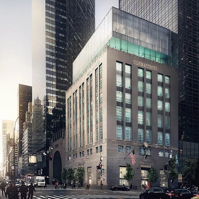 The Landmark, Tiffany, New York, rendering 