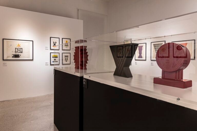 Veduta della mostra Sottsass Spazzapan, Gradisca d’Isonzo, 2023, foto di Elia Falaschi