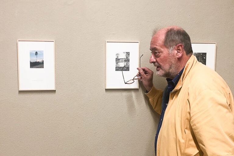 Vittore Fossati, Il Tanaro a Masio, 2010 18. Installation view at SPAZIO BFT, Piacenza, 2023