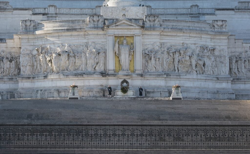 A Roma si restaura l’Altare della Patria. Cantiere appena avviato