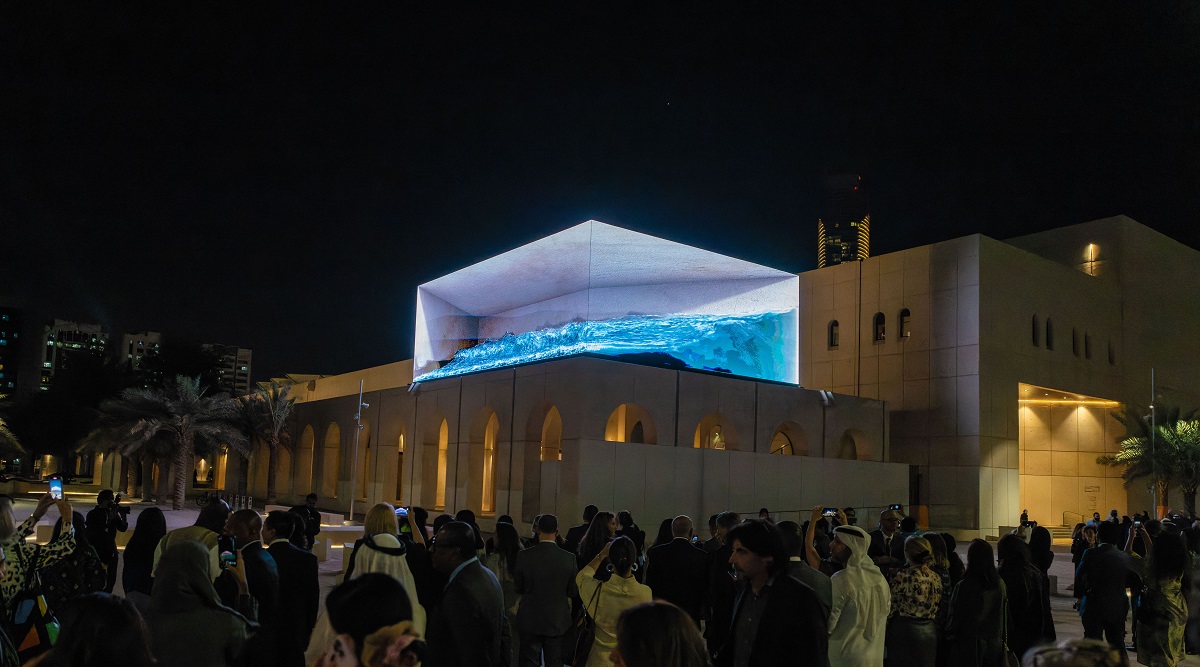 d'strict, WAVE, 2020. Cultural Foundation, Al Hosn, Abu Dhabi. Courtesy the artists