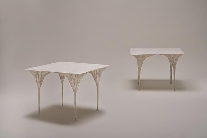 Jin Hee Park_Hanji Tables. Photo: lee jwa kyu