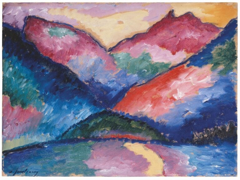 Alexej von Jawlensky, L'Oytal nei pressi di Oberstdorf, ca. 1912 © Hamburger Kunsthalle, bpk. Photo Elke Walford