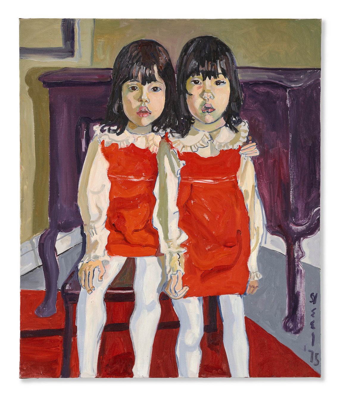 Alice Neel, The De Vegh Twins, 1975. Courtesy of Christie’s Images Ltd.
