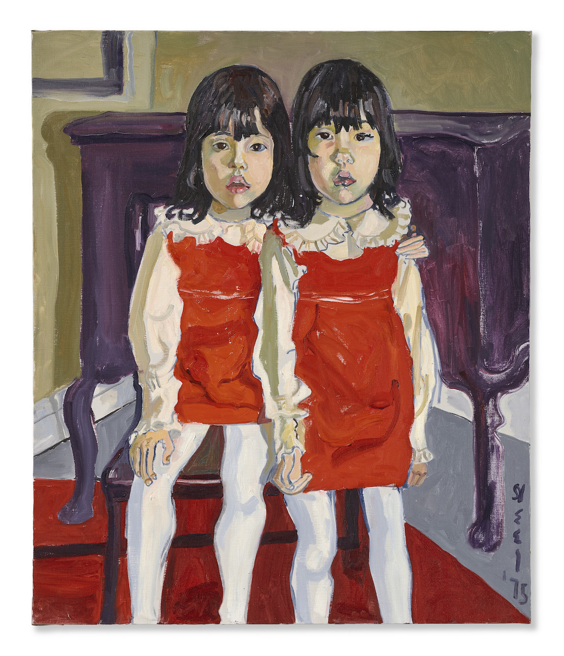 Alice Neel, The De Vegh Twins, 1975. Courtesy of Christie’s Images Ltd.