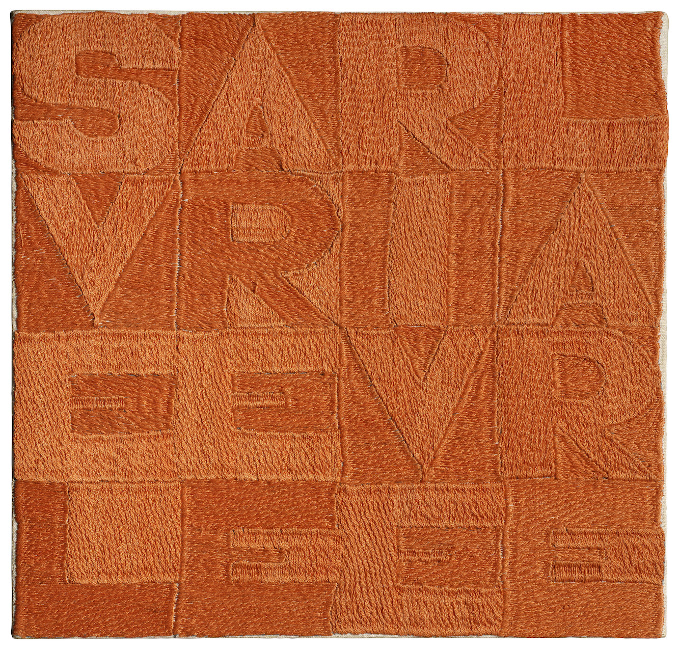 Alighiero Boetti, Svelare e rivelare, 1992. Courtesy Christie's Images Ltd.