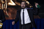 Francesco Di Leva ritira il David di Donatello al migliore attore non protagonista per il film “Nostalgia” (Luca Dammicco | Premi David di Donatello)