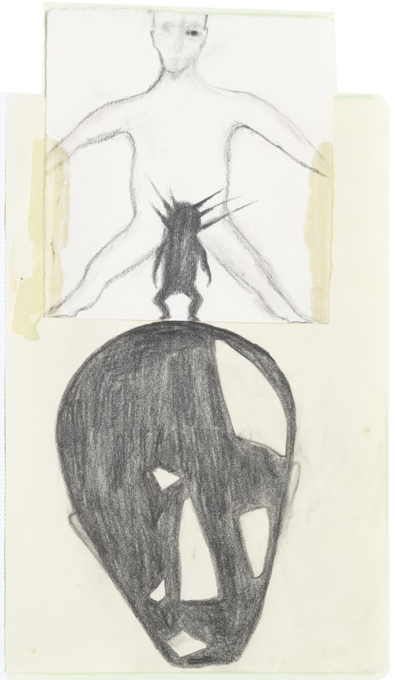 Enzo Cucchi, Strimpelli Sabatali n. 15, 2019. Collezione MAXXI. Photo Giorgio Benni