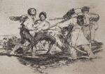 Francisco José de Goya y Lucientes, Con razon ó sin ella, 1810-15, Collezione Fondazione Francesco Federico Cerruti per l'Arte. Photo Ernani Orcorte