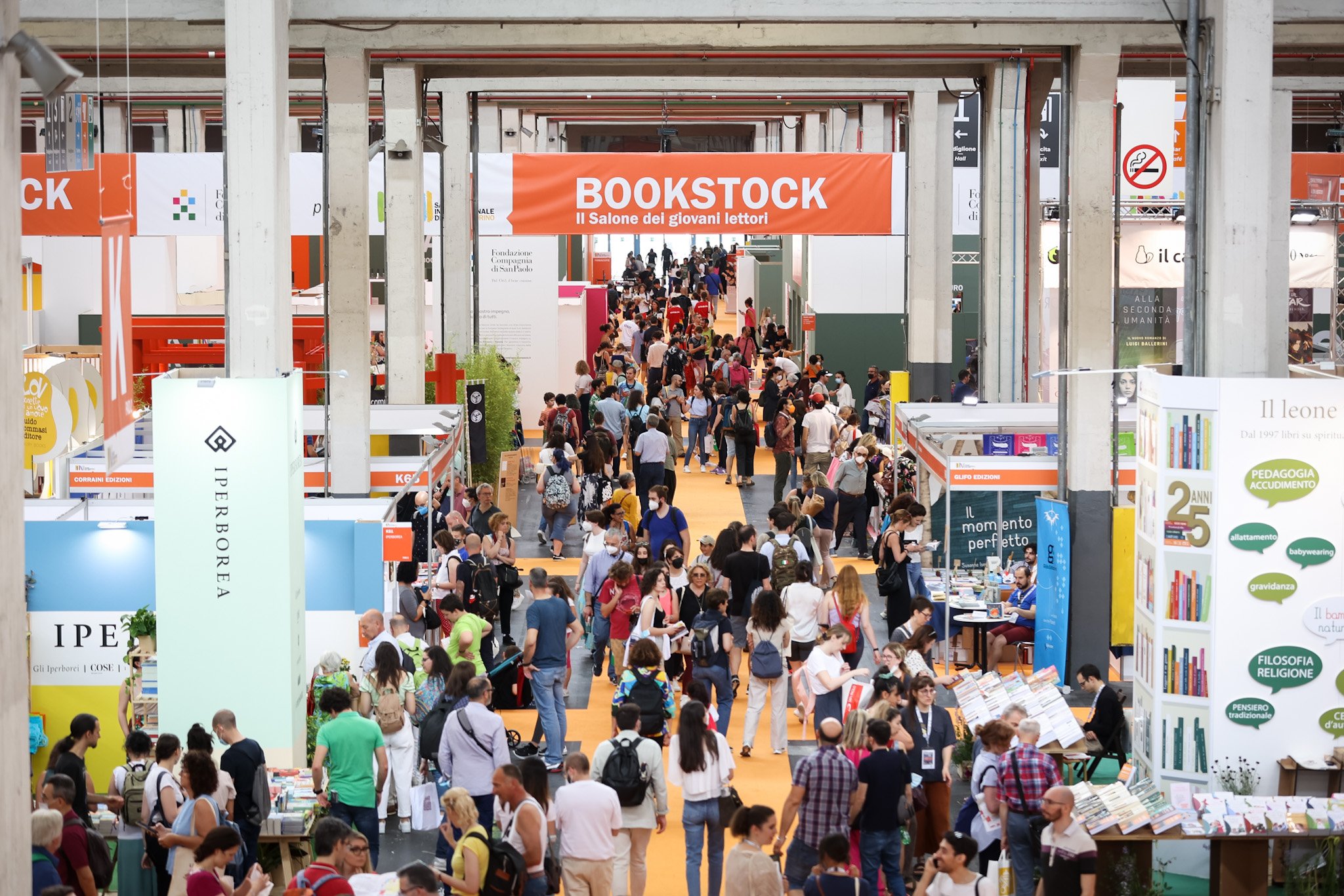 Gli spazi del Lingotto Fiere a Torino durante il Salone del Libro © SaloneLibroTorino