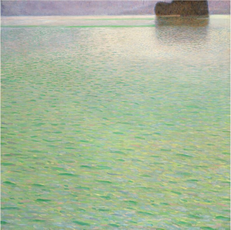 Gustav Klimt, Insel im Attersee (Island in the Attersee) (1901). Courtesy of Sotheby's