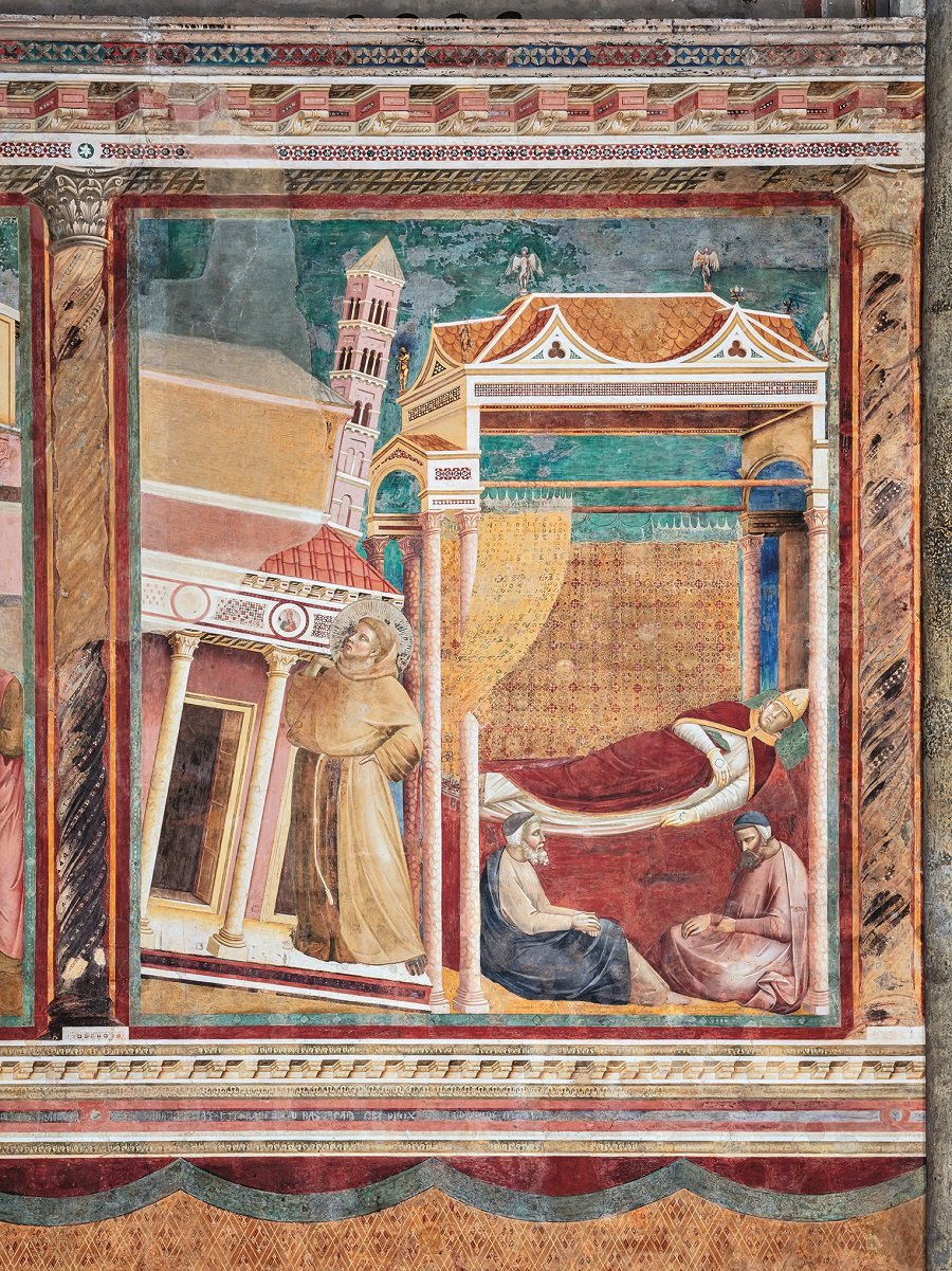 Il sogno di Innocenzo III, Giotto, affresco, Basilica superiore di Assisi. Photo © Ghigo Roli