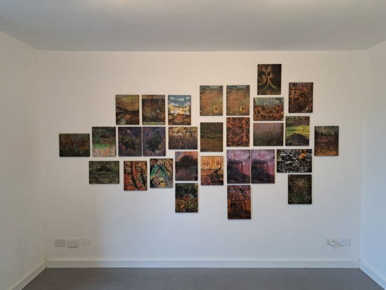 Intrecci incestuosi, installation view at Blocco 13, Roma, 2023