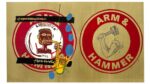 Jean-Michel Basquiat, Andy Warhol, Arm and Hammer II, 1985, acrilico su tela, Collection Bischofberger, Männedorf Zurich, Svizzera.© Estate of Jean Michel Basquiat Licensed by Artestar