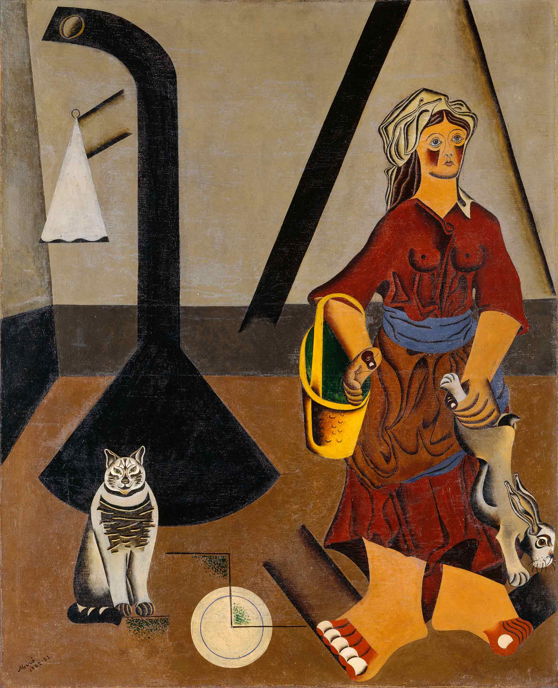Joan Mirò, La moglie del contadino, 1923