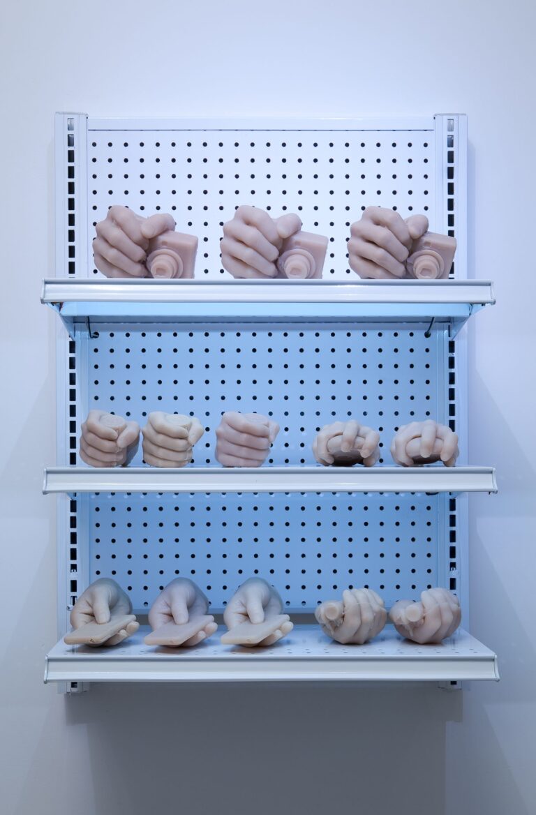 Josh Kline, Creative Hands, 2011. Rubell Museum, Miami. © Josh Kline. Photograph by Joerg Lohse; image courtesy the artist and 47 Canal, New York