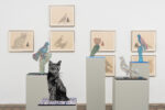 Kiki Smith, The Cat Himself Knows, 2023, installation view at Galleria Raffaella Cortese, Milano. Photo Lorenzo Palmieri