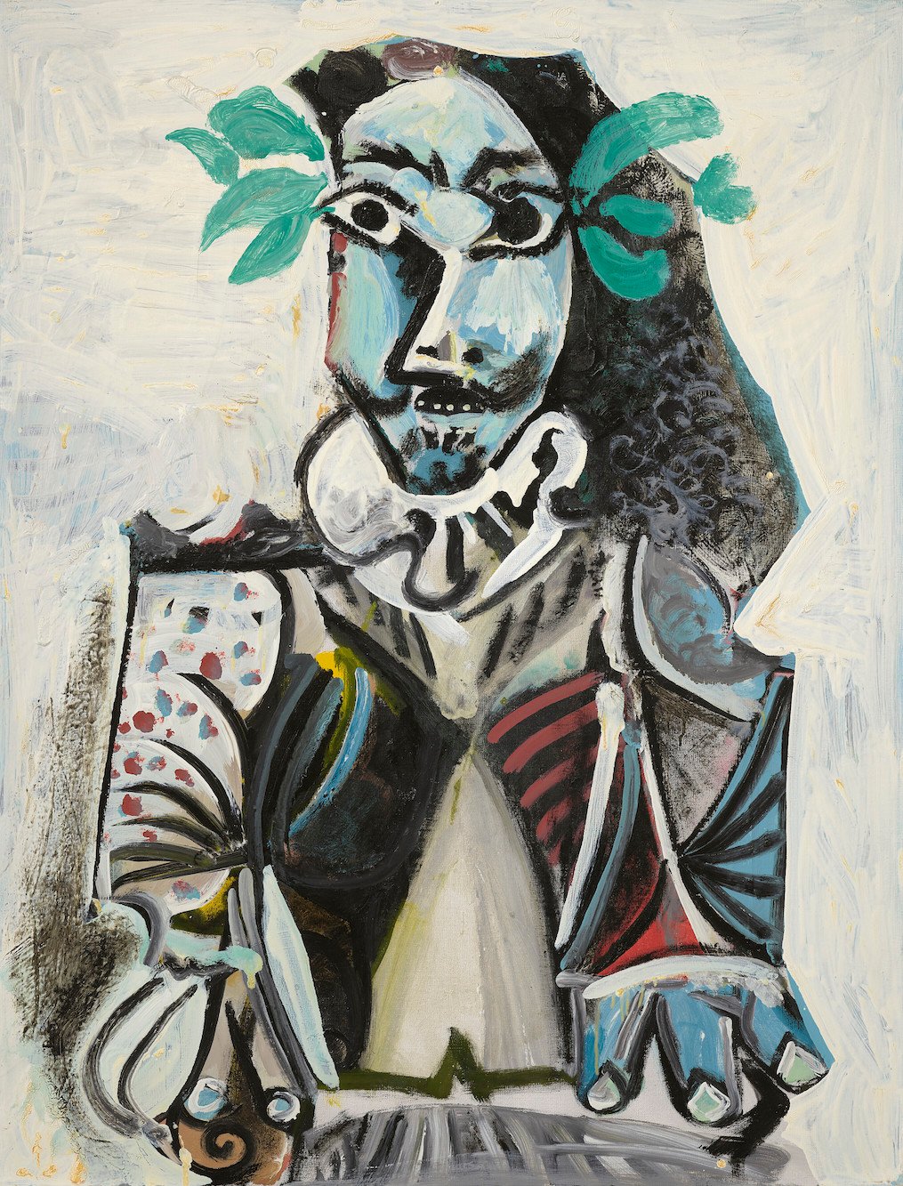 Pablo Picasso, Buste d’homme lauré, 1969. Courtesy of Christie’s Images Ltd.