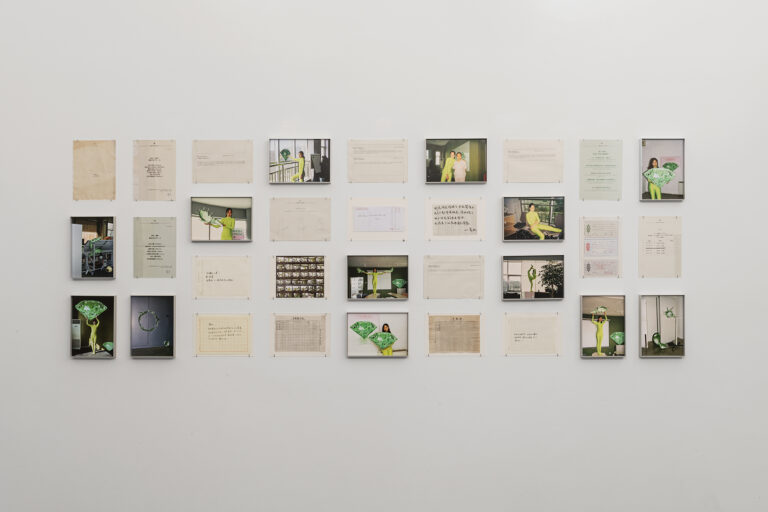 Rachele Maistrello, Gao Yue 高跃, 2023, installation view at Galleria Eugenia Delfini, Roma. Photo Carlo Romano. Courtesy Galleria Eugenio Delfini