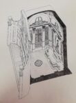 Ramponi, disegno cripta Chiesa Ossario San Bernardino alle Ossa, Milano