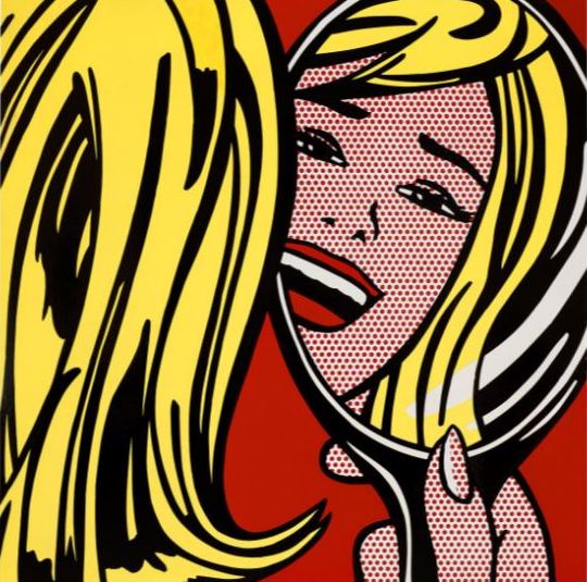 Roy Lichtenstein, Girl in Mirror (1964). Courtesy of Phillips