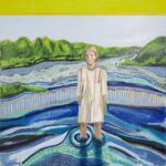 Sinéad Breslin, Luda in Kazan, 2023, Oil on Canvas, 160x160