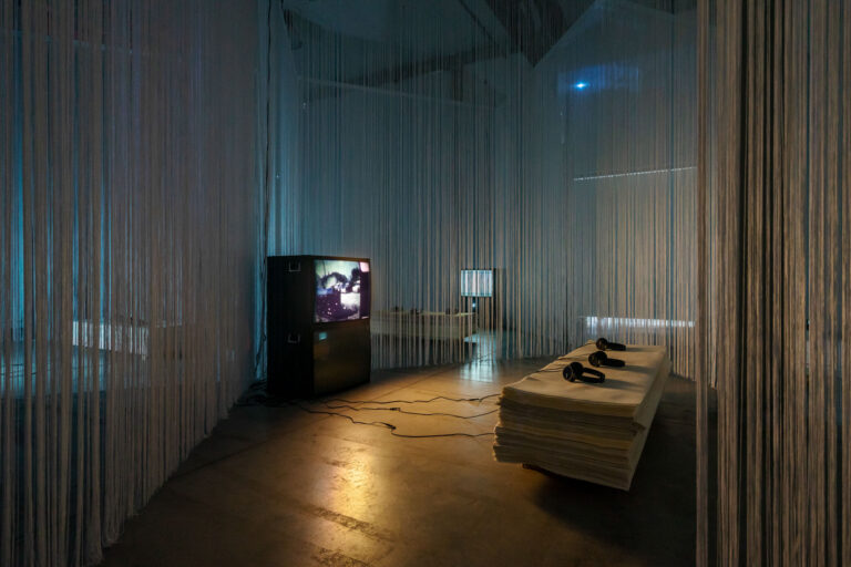 Tungsteno. Memorie e falsi ricordi dall'Archivio Video di Careof, installation view at Fabbrica del Vapore, Milano, 2023. Photo Mayon