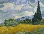 Van Gogh, Wheat Field with Cypresses, June 1889, The Met