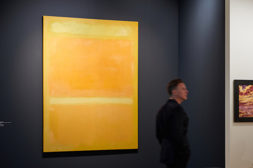 Mark Rothko da Acquavella. Courtesy of Art Basel