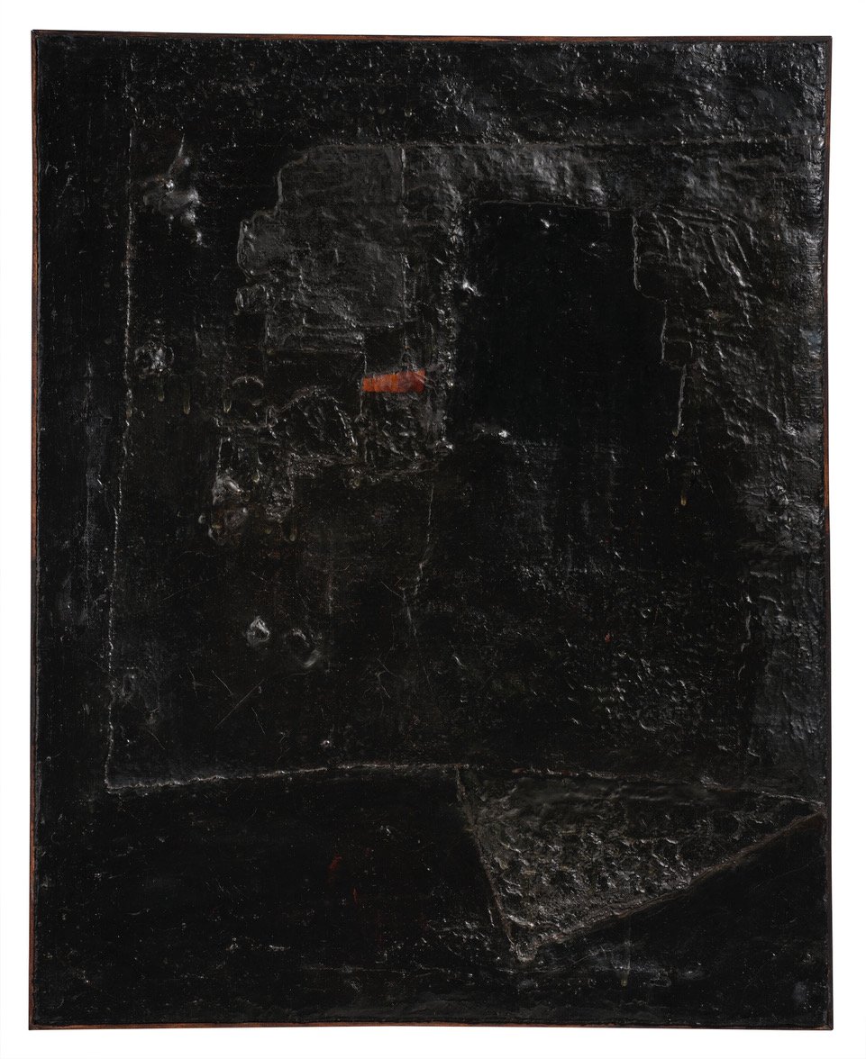 Alberto Burri, Catrame nero 