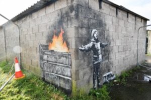 Tre murales originali di Banksy per la prima volta in Italia. La mostra a Monza