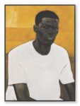 Collins Obijiaku, Portrait of Gbenga Adeoye, 2023. Courtesy the artist and Luce Gallery, Torino. Photo Nicola Morittu