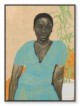 Collins Obijiaku, Portrait of Gladys, 2023. Courtesy the artist and Luce Gallery, Torino. Photo Nicola Morittu