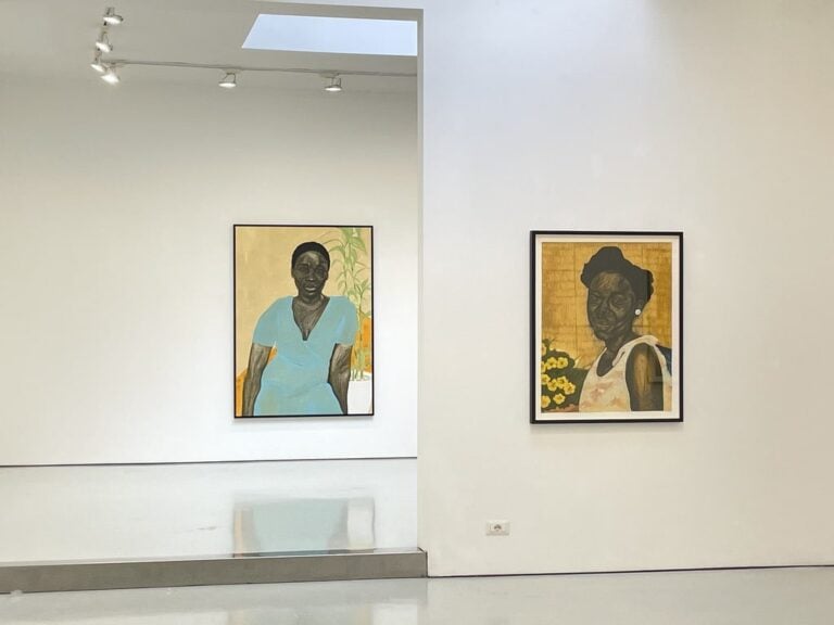 Collins Obijiaku, Traces of Me, installation view at Luce Gallery, Torino, 2023