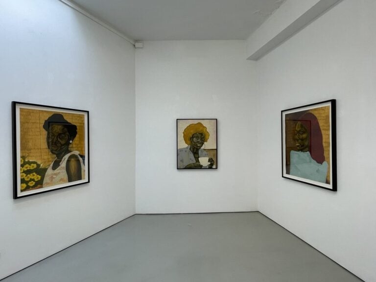 Collins Obijiaku, Traces of Me, installation view at Luce Gallery, Torino, 2023