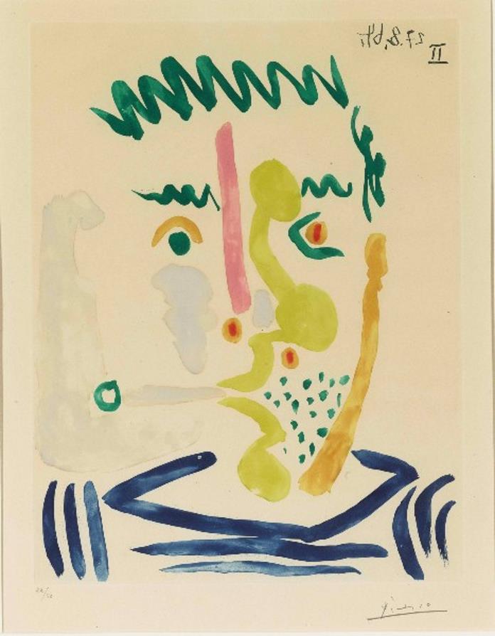 Pablo Picasso, Le Fumeur. Succession Picasso 2023, JC Hubert