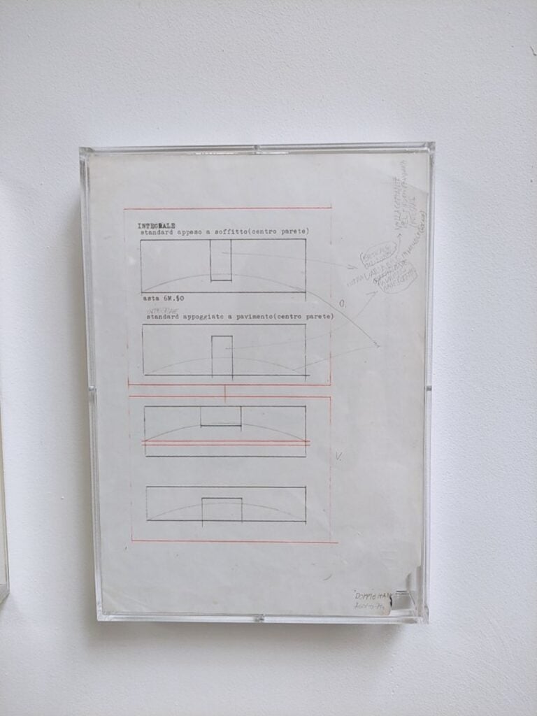 Emilio Prini, Il caso standard, installation view at Ordet, Milano, 2023 © Emilio Prini. Courtesy Ordet and Archivio Emilio Prini. Photo Nicola Gnesi