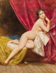 Fabio Fabbi, La favorita dell'harem, s.d., olio su tela, 86,5 x 67 cm. Museo ottocento, Bologna