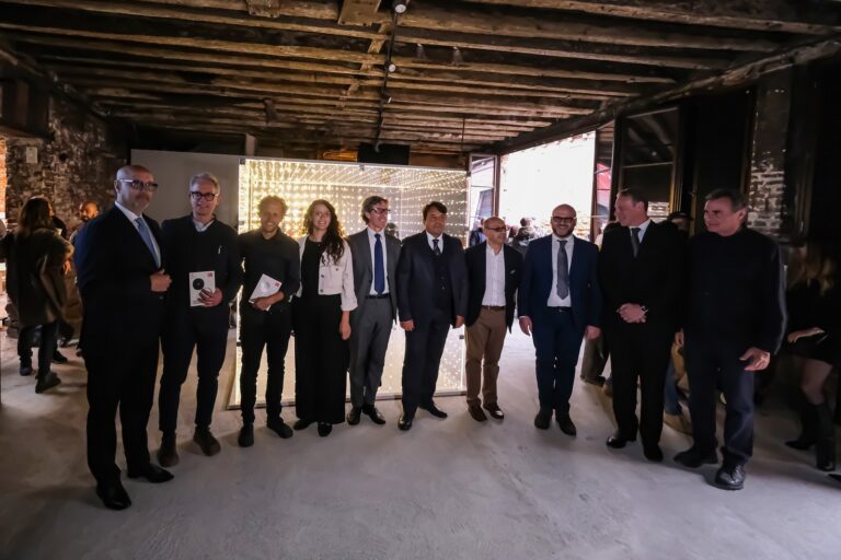 Foto di gruppo, Padiglione San Marino, Biennale Architettura, Venezia, 2023. Photo Emanuele Lumini