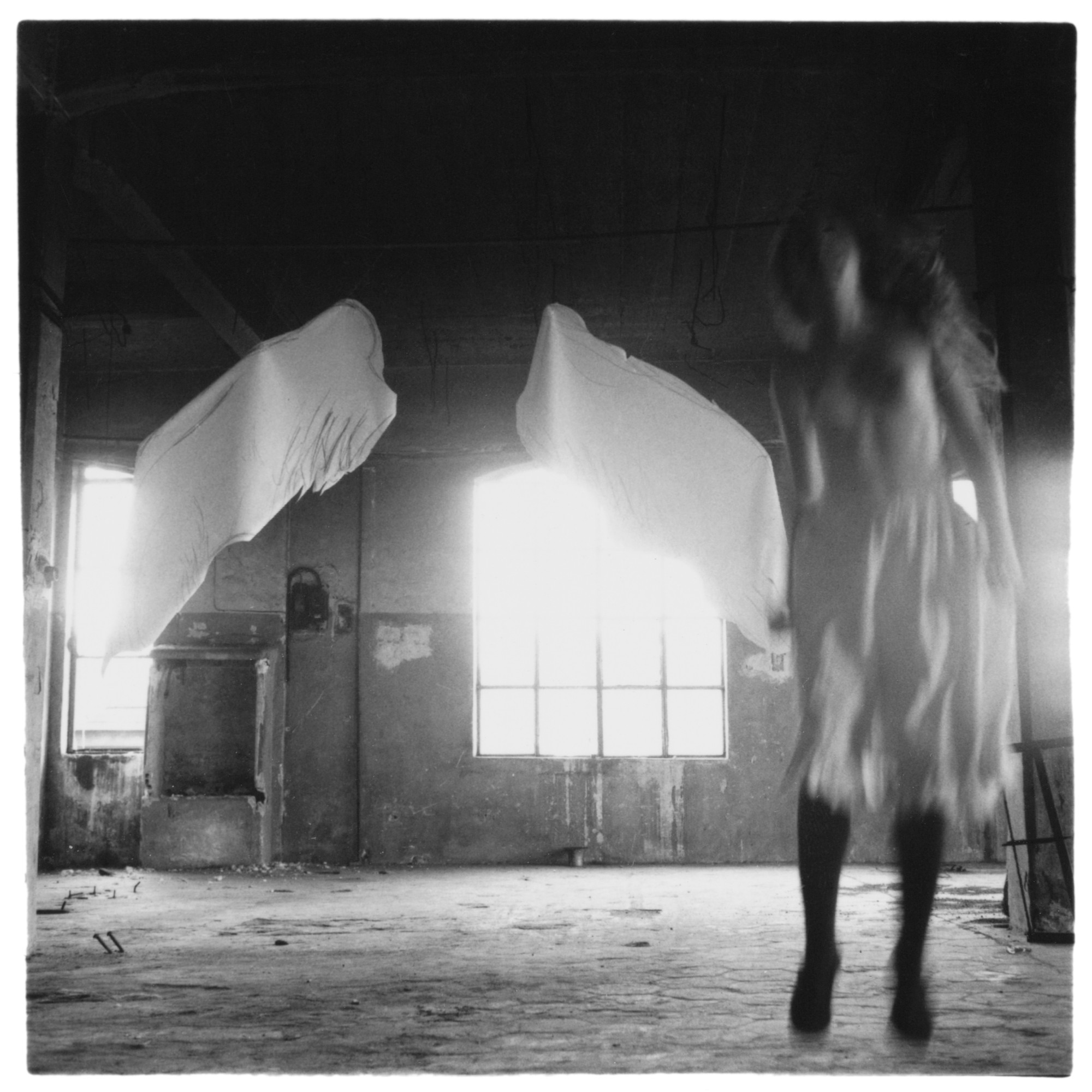 Francesca Woodman, From Angels series, Roma, 1977. © Woodman Family Foundation Artists Rights Society, New York Courtesy Gagosian