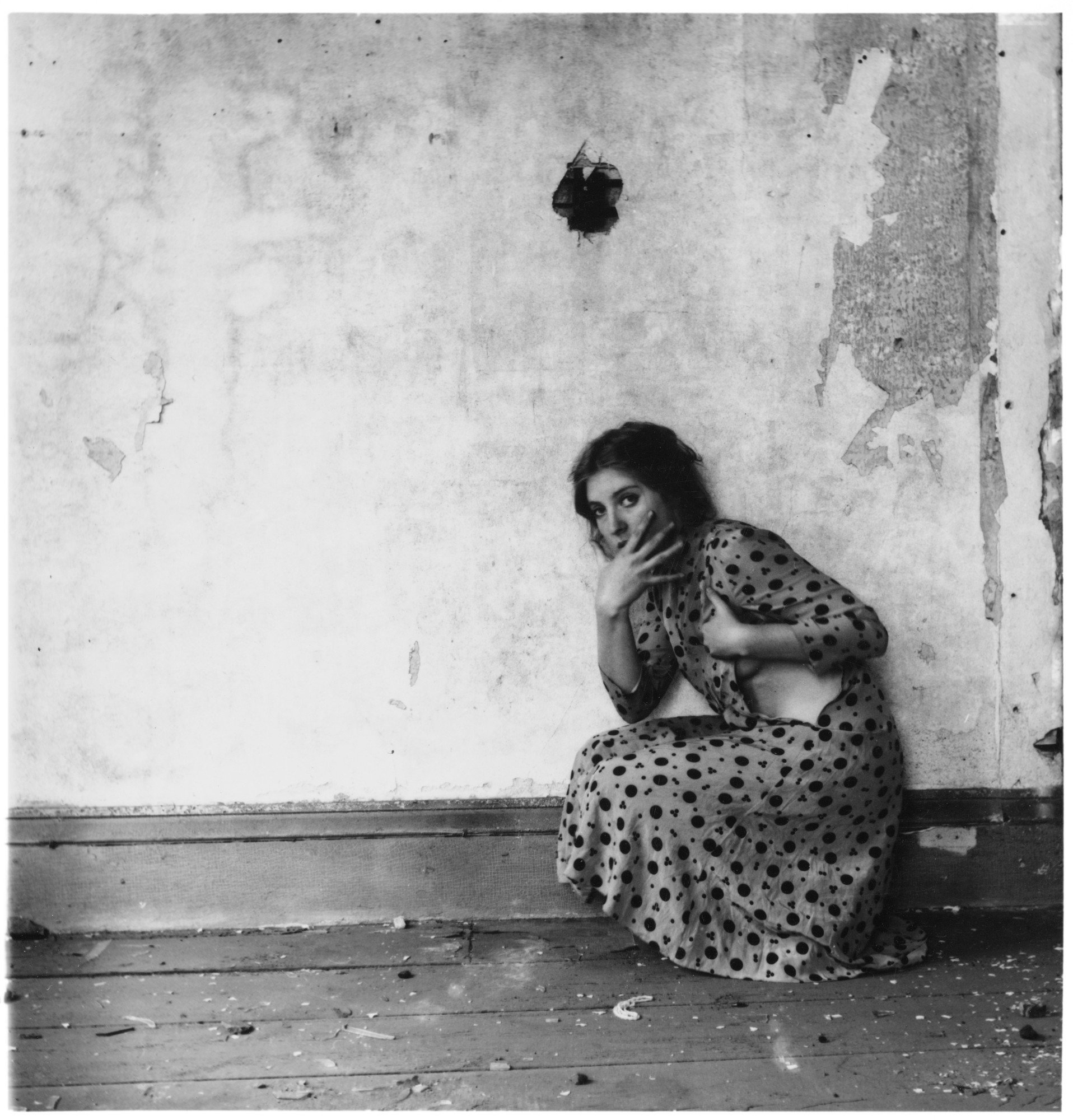 Francesca Woodman, From Polka Dots, 1976. © Woodman Family Foundation Artists Rights Society (ARS), New York Courtesy Gagosian