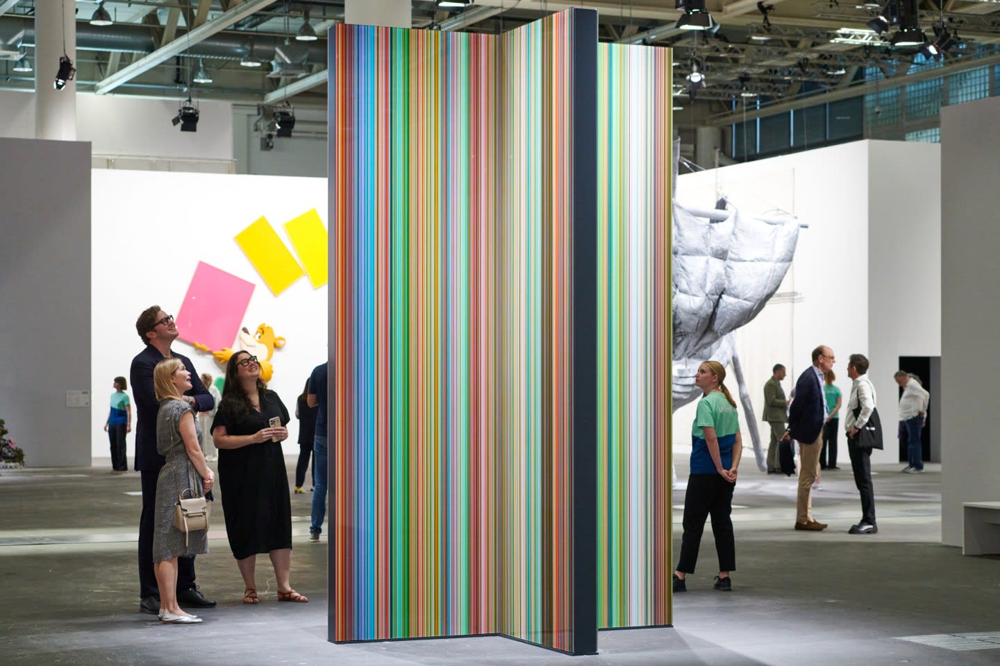 Gerhard Richter, STRIP-TOWER, 2023. Courtesy of Art Basel