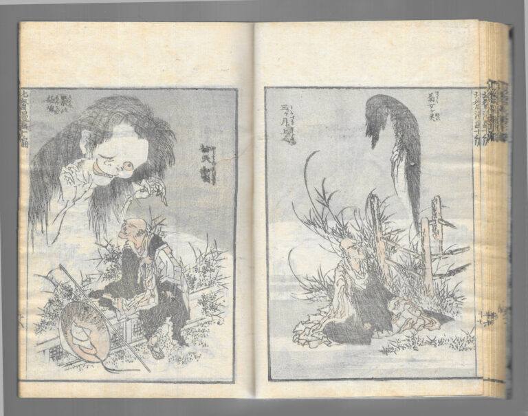 Hokusai Katsushika, Oiwa e Yurei da Quaderno manga X, 1850